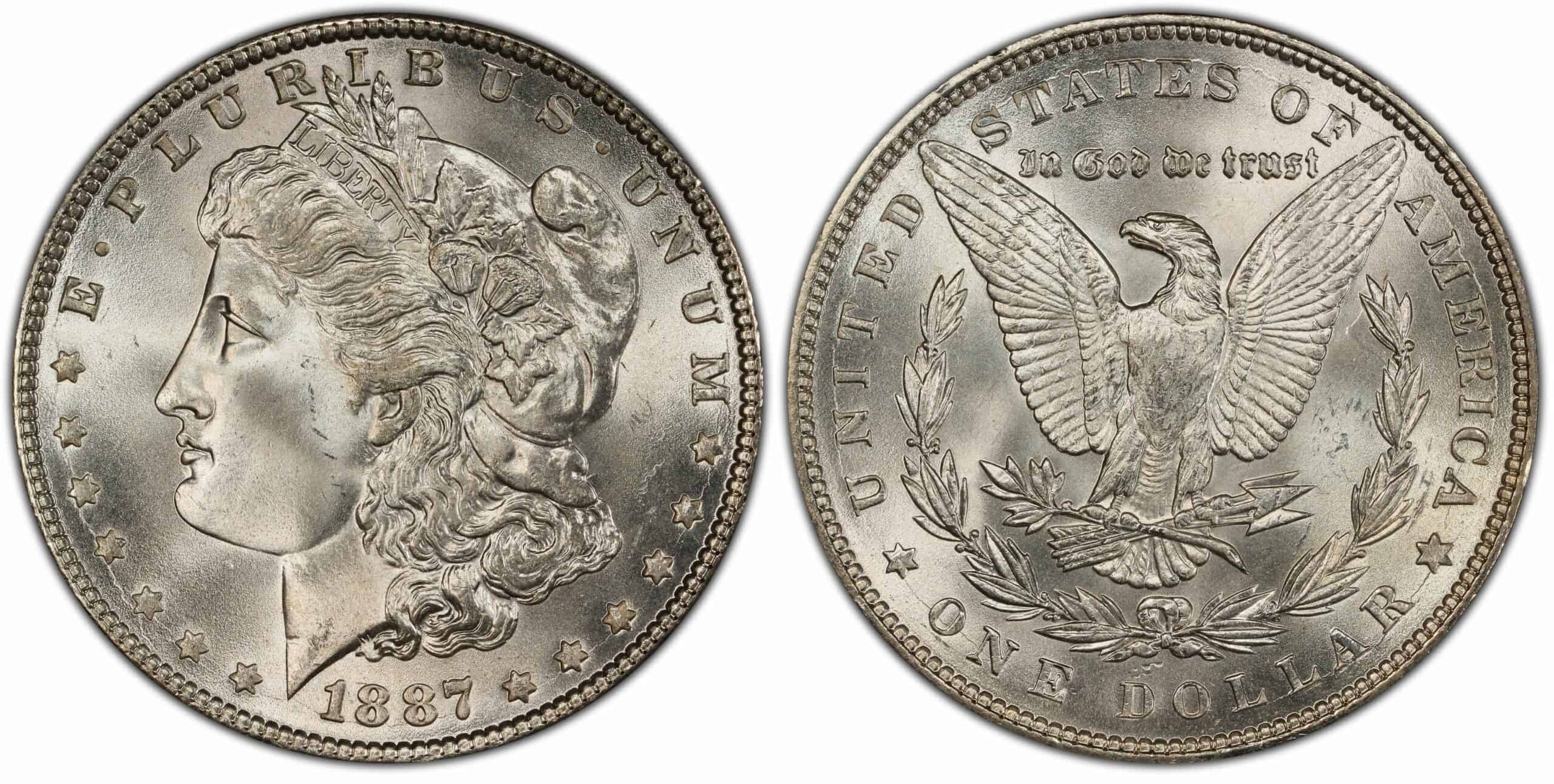 1887 "No Mint Mark" Silver Dollar