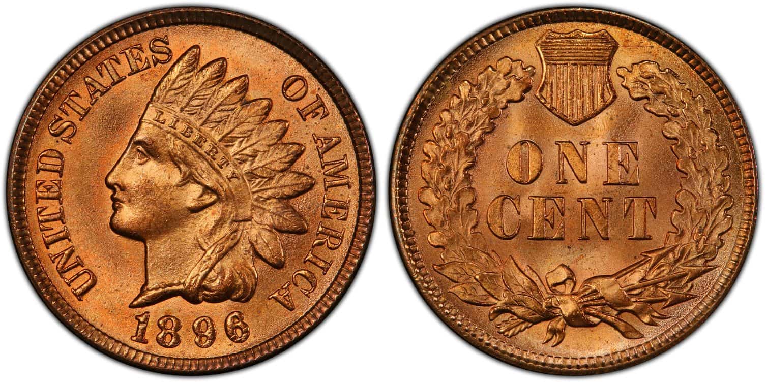 1896 Red Indian Head Cent