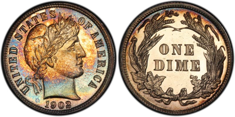 1902 Proof Dime Value