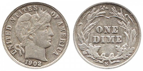 1902 S Dime Value