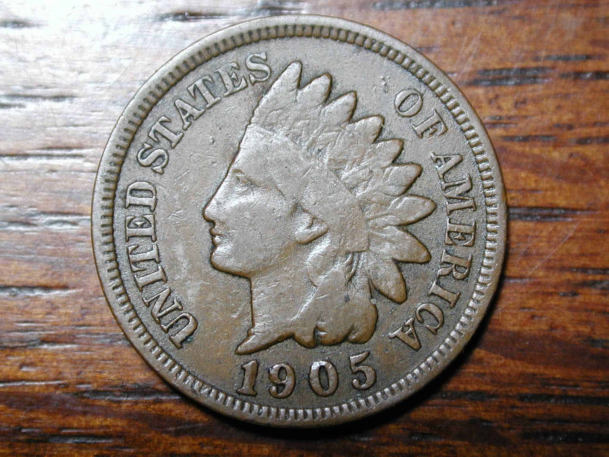 1905 Indian Head Penny No Mint Mark Value