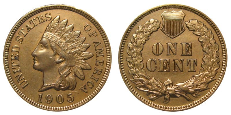 1905 Indian Head Penny Value Details 