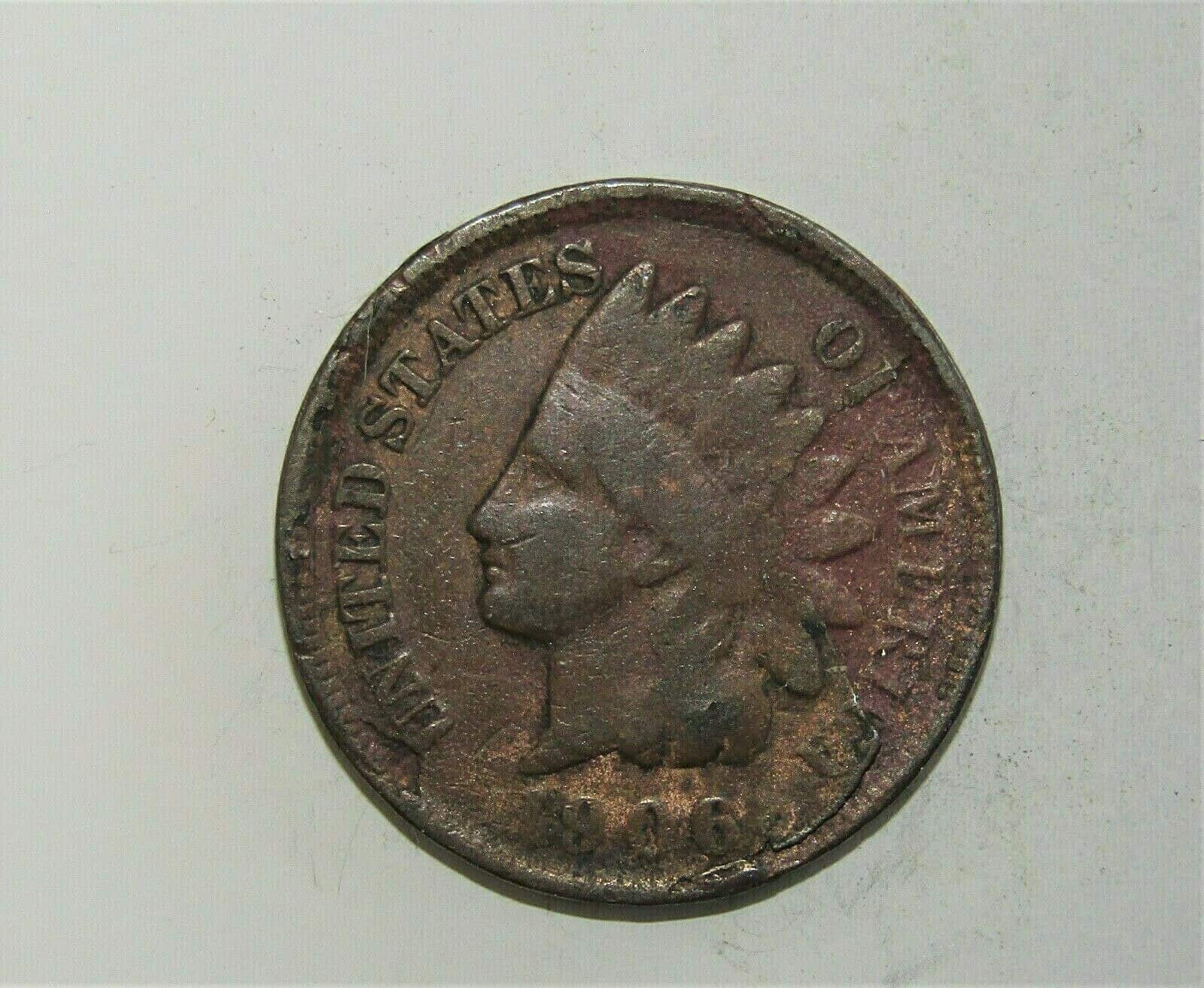 1906 Indian Head Penny Die Breaks