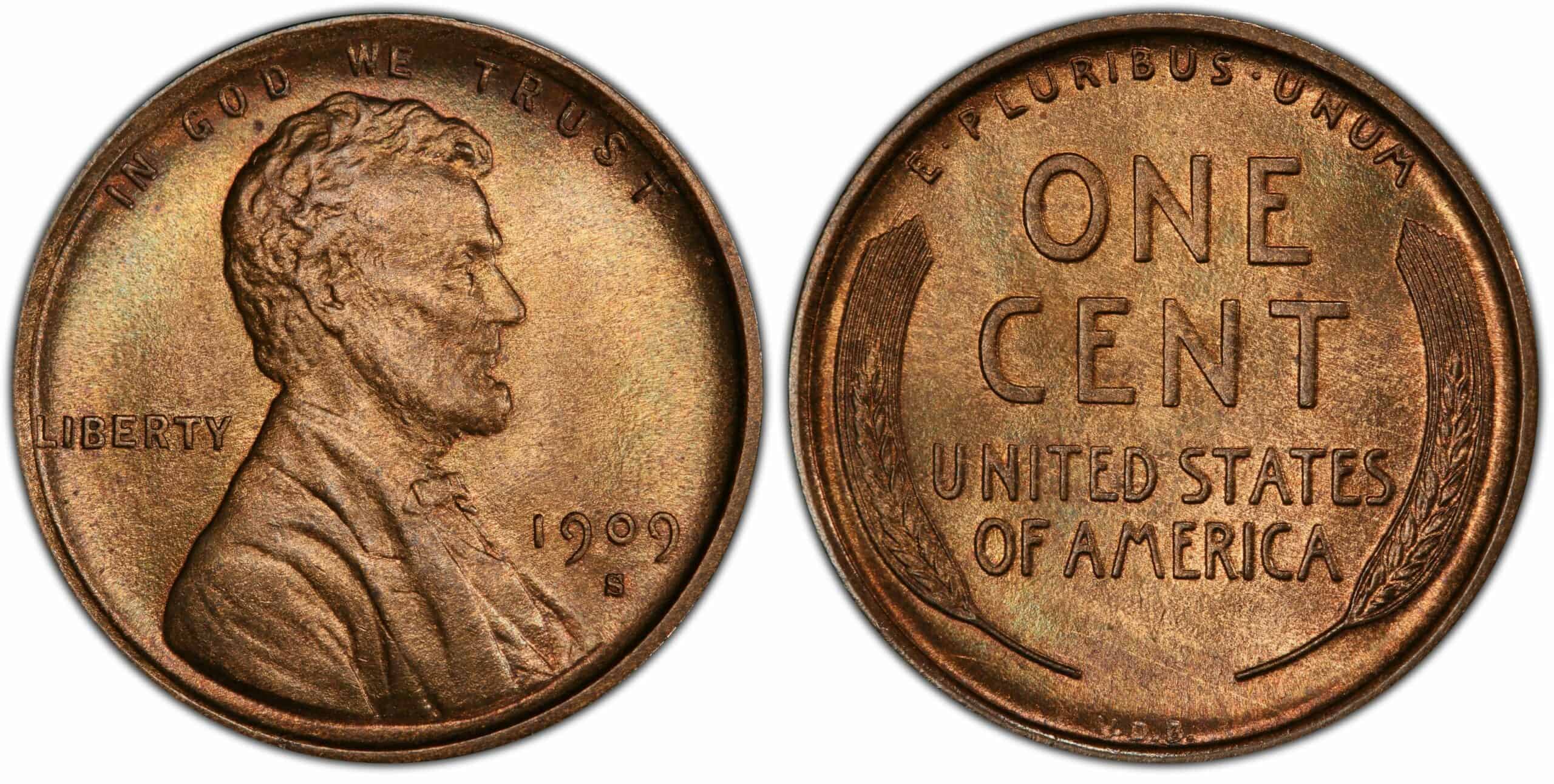 1909 S-VDB Lincoln Wheat Penny