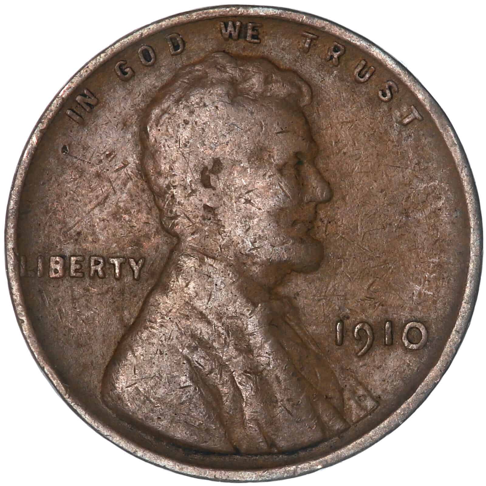 1910 No Mint Mark Penny Value