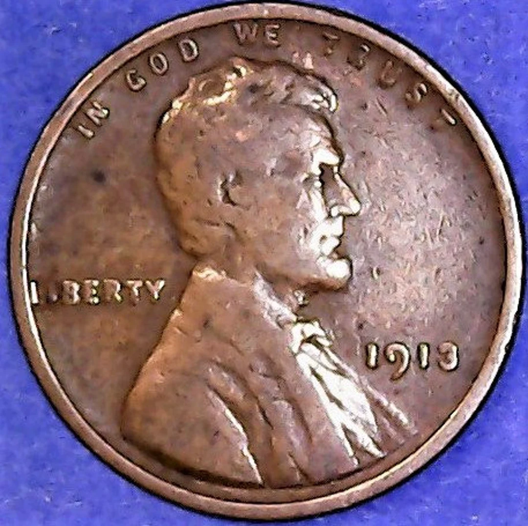 1913 Penny No Mint Mark