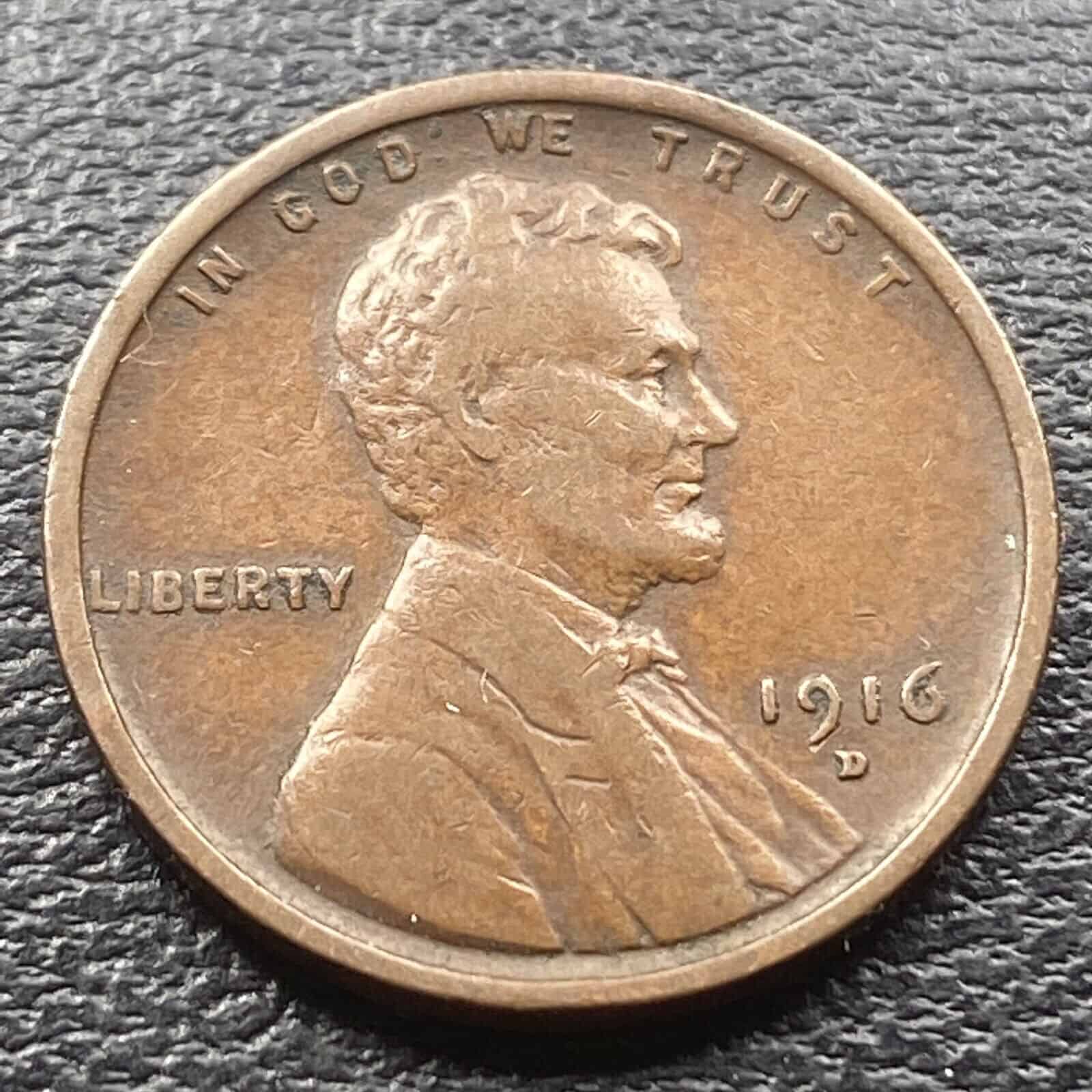 1916 D Penny