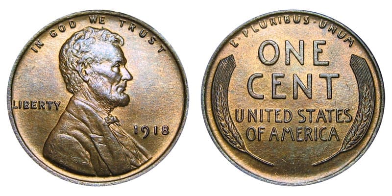 1918 Penny Details