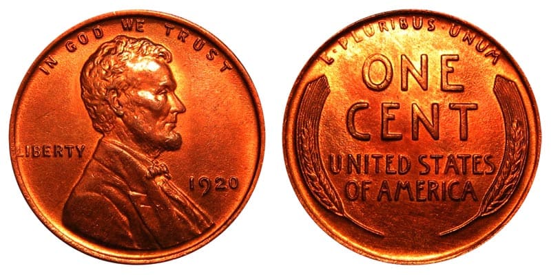 1920 Lincoln Wheat Penny Value Details