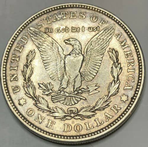 1921 "D" Morgan Dollar Missing R Error