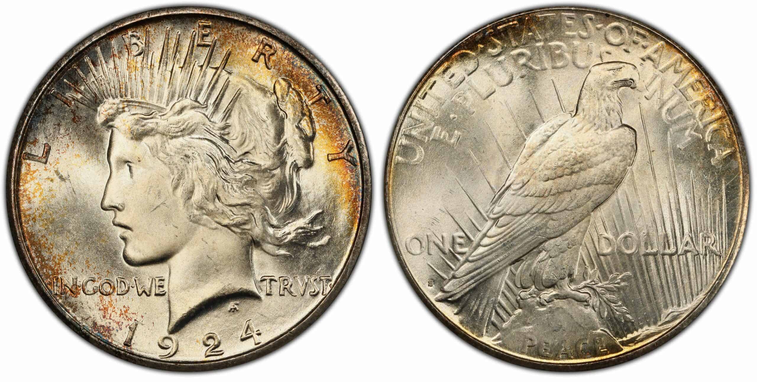 1924 Silver Dollar No Mint Mark Value