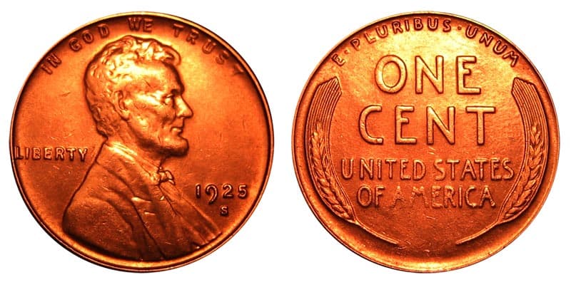 1925 S Mint Mark Penny Value