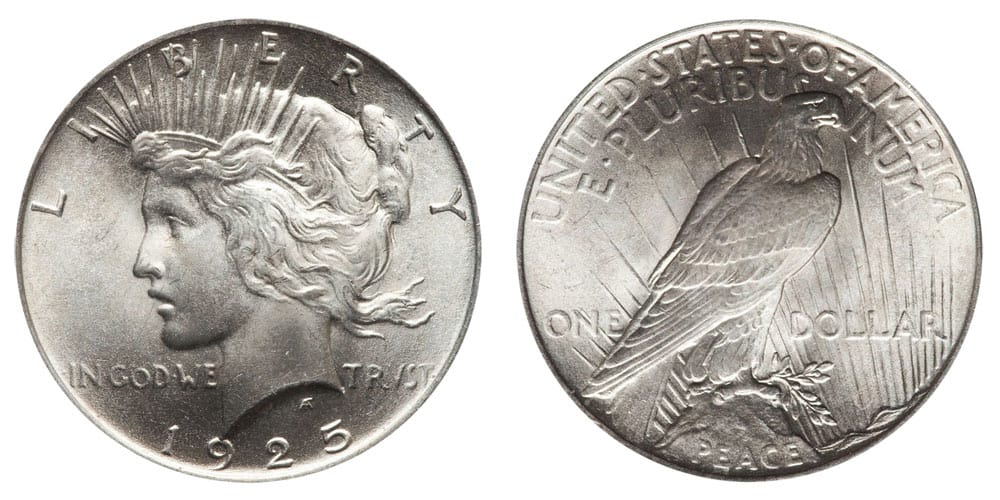 1925 Silver Dollar Details