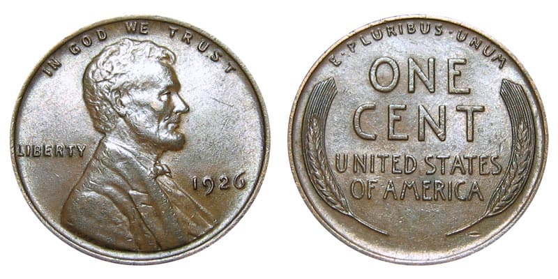 1926 Wheat Penny Details