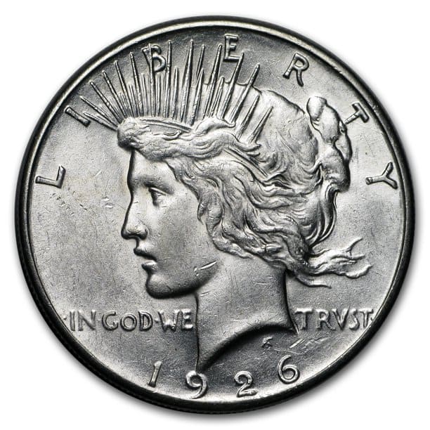 1926 silver dollar value