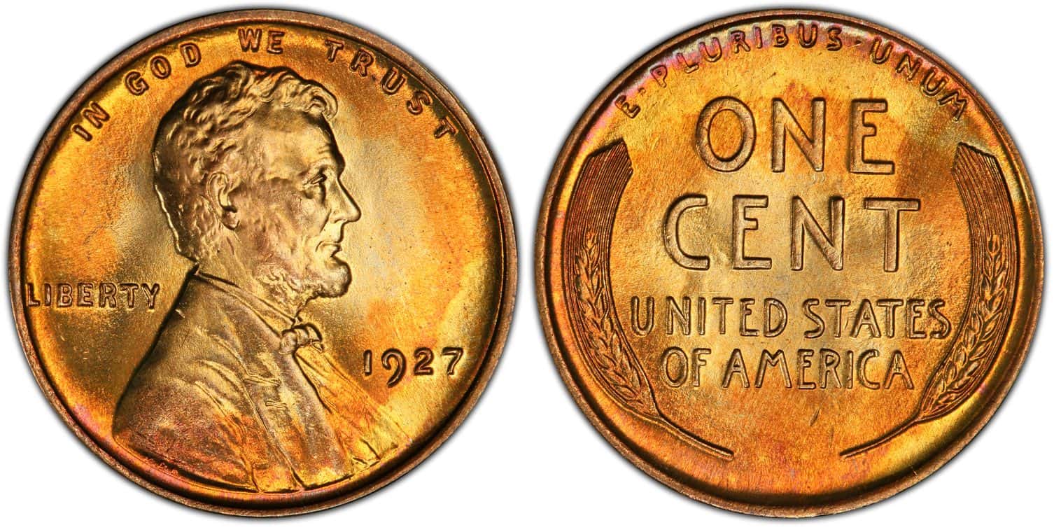 1927 Red Wheat Penny