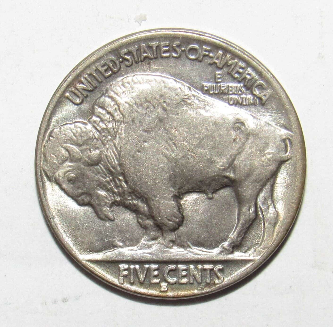1929 Buffalo Nickel Value for “S” Mint Mark