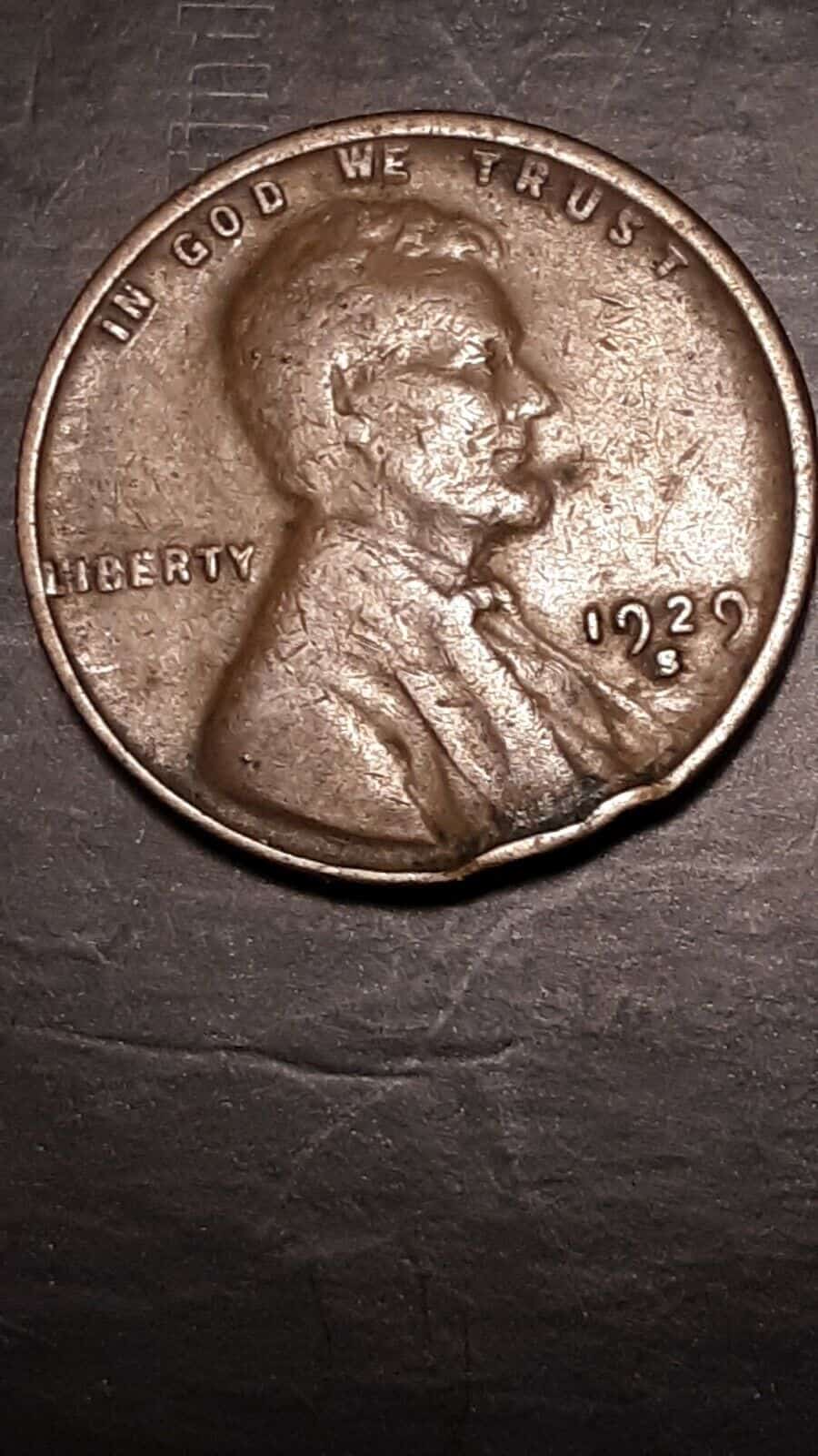 1929 Wheat Penny Double Die