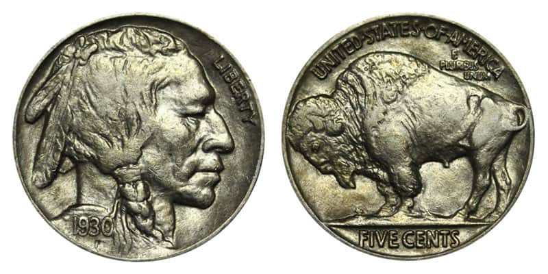 1930 buffalo nickel value