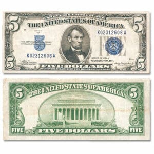 1934 $5 Dollar Bill Value: are 