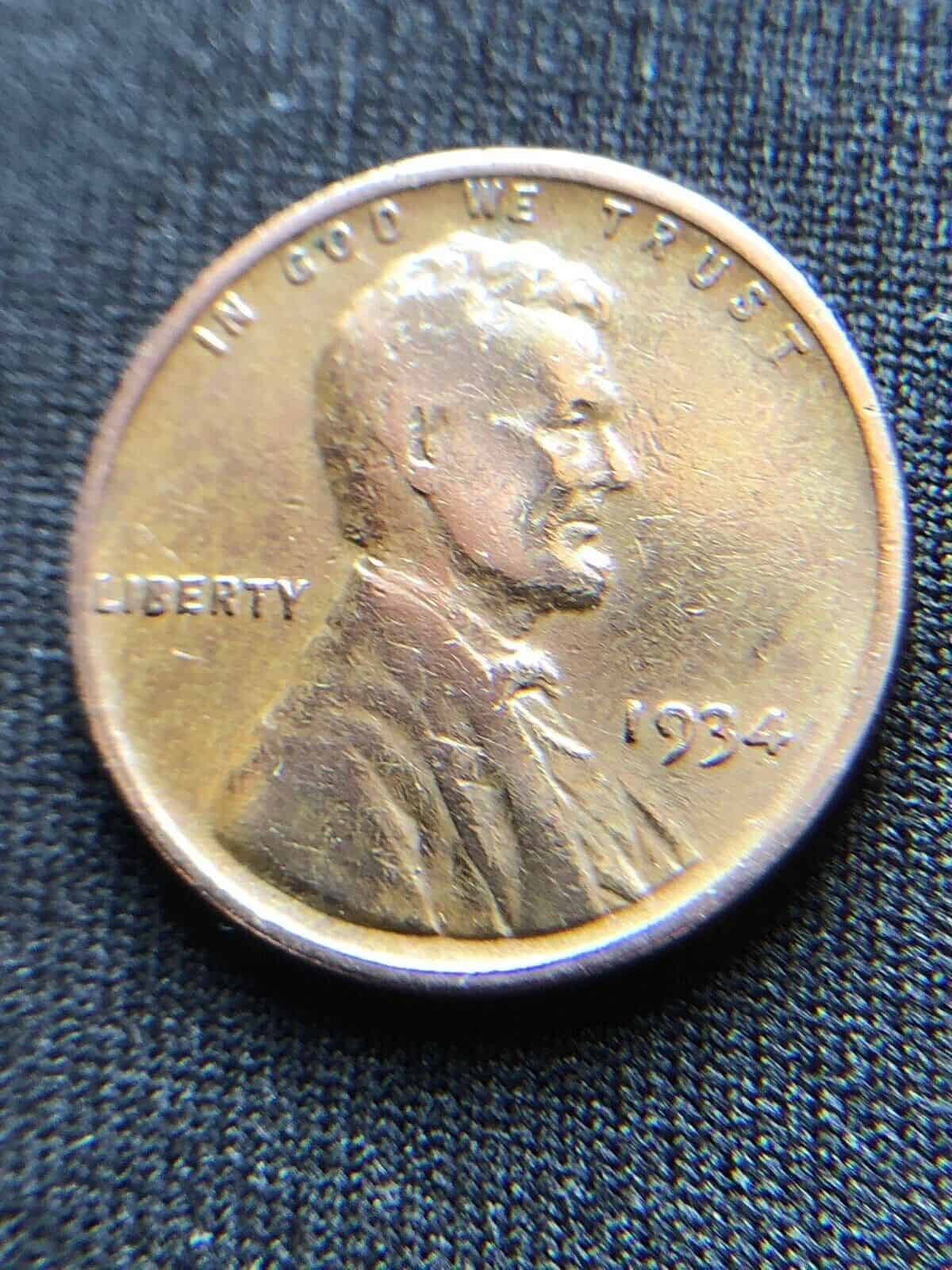 1934 No Mint Mark Wheat Penny Value