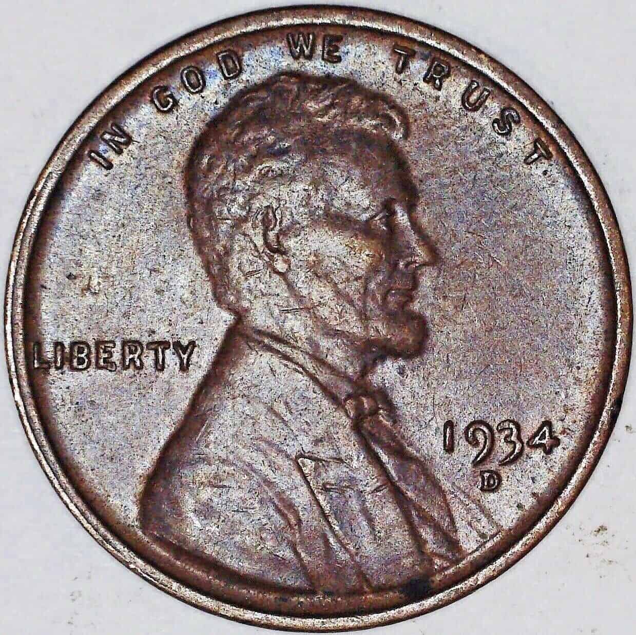 1934 Wheat Penny Doubled Die Error
