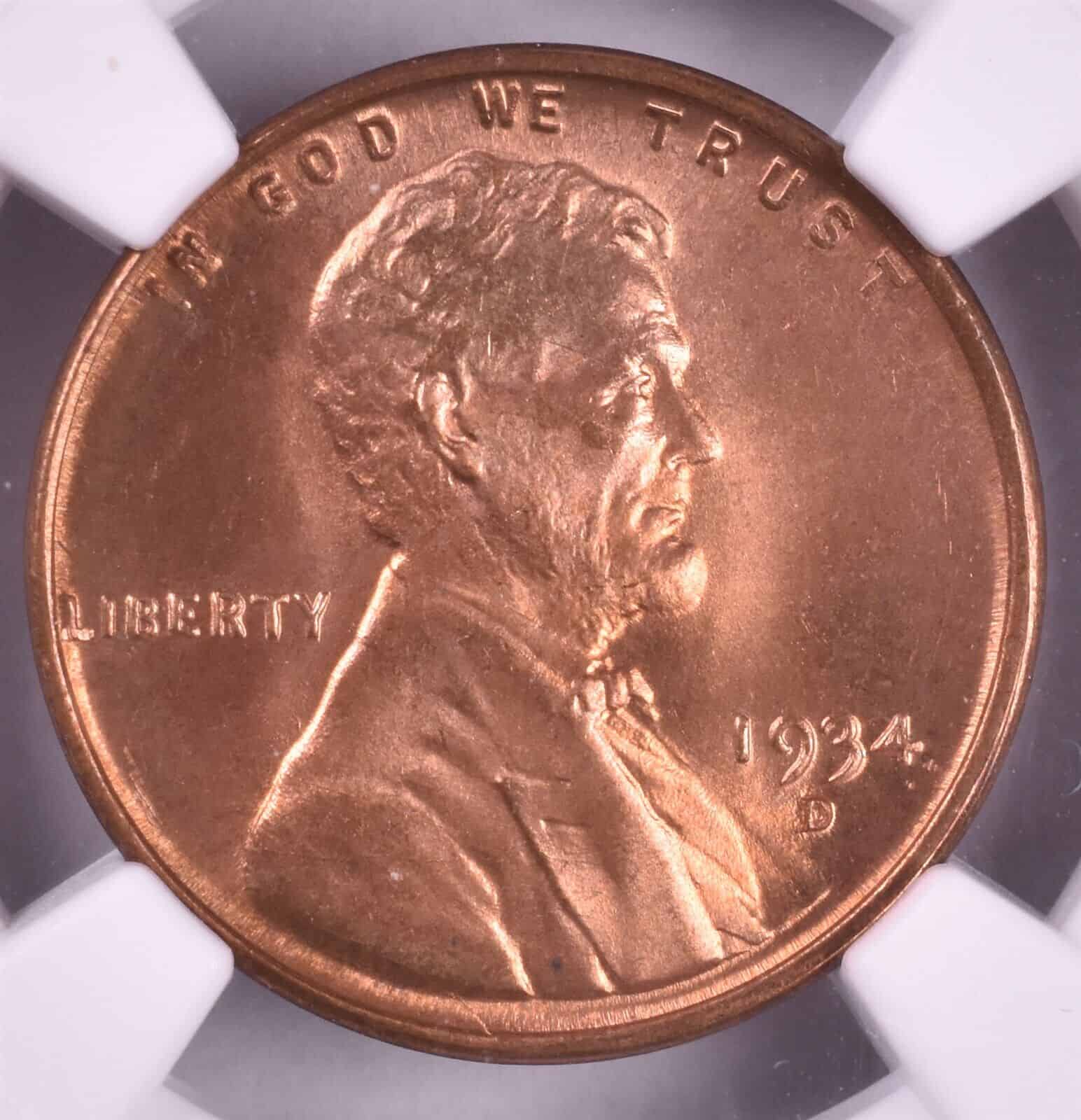 1934 ‘D’ Wheat Penny Value