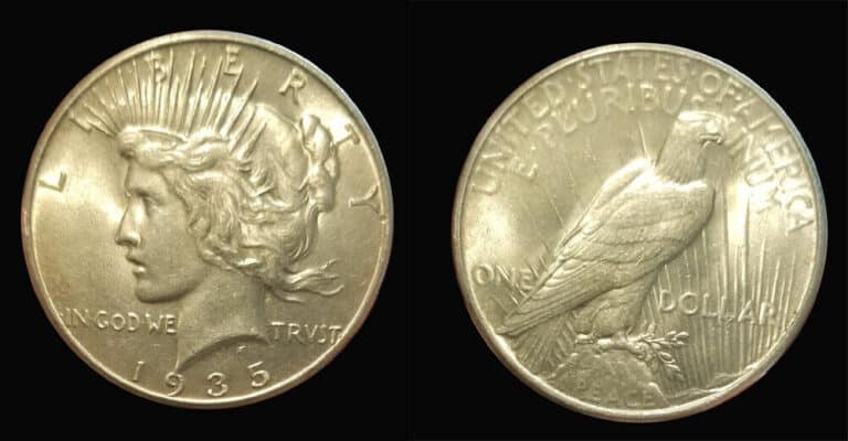 1935 silver dollar value