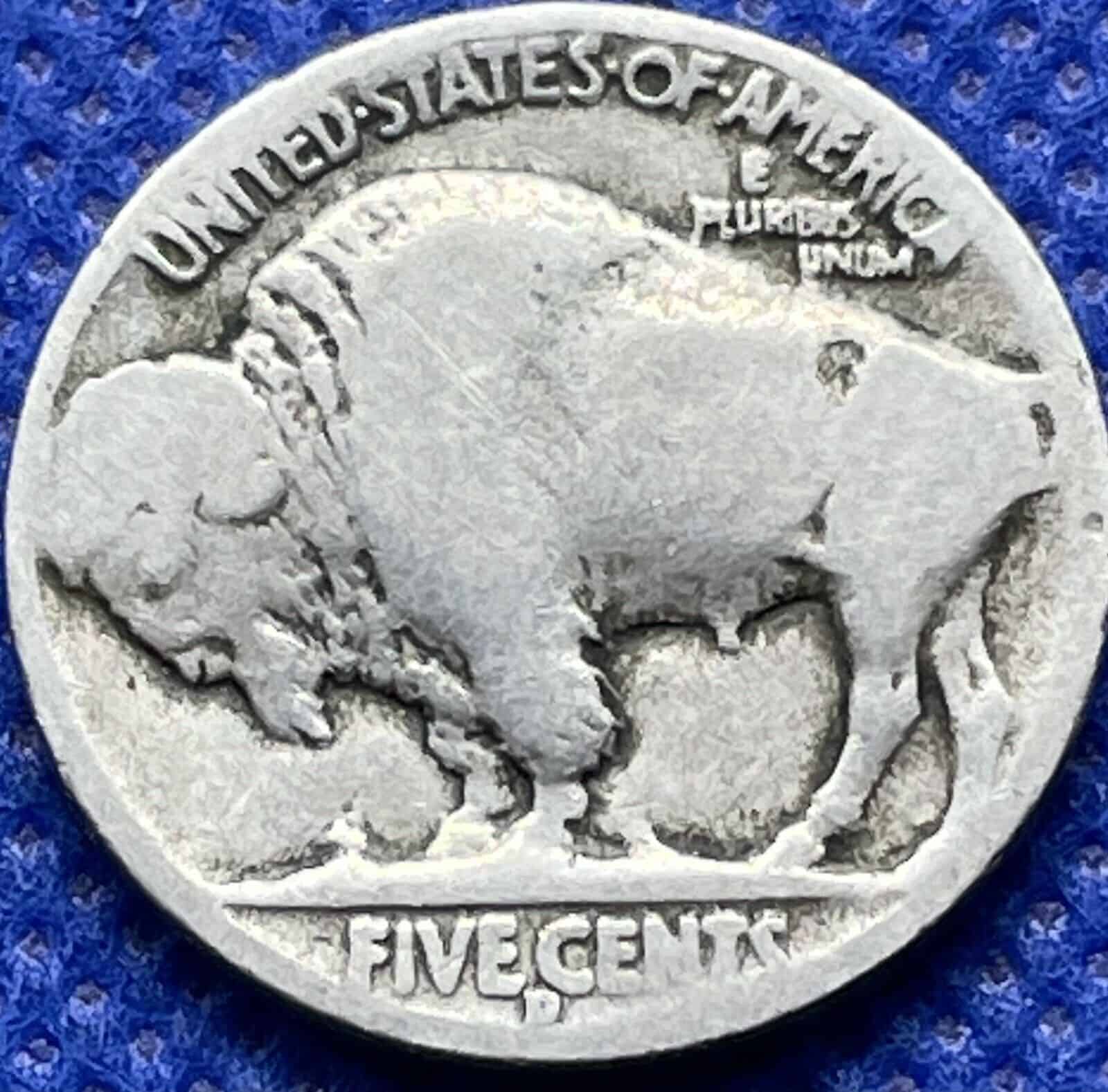 1936 Buffalo Nickel Double Die