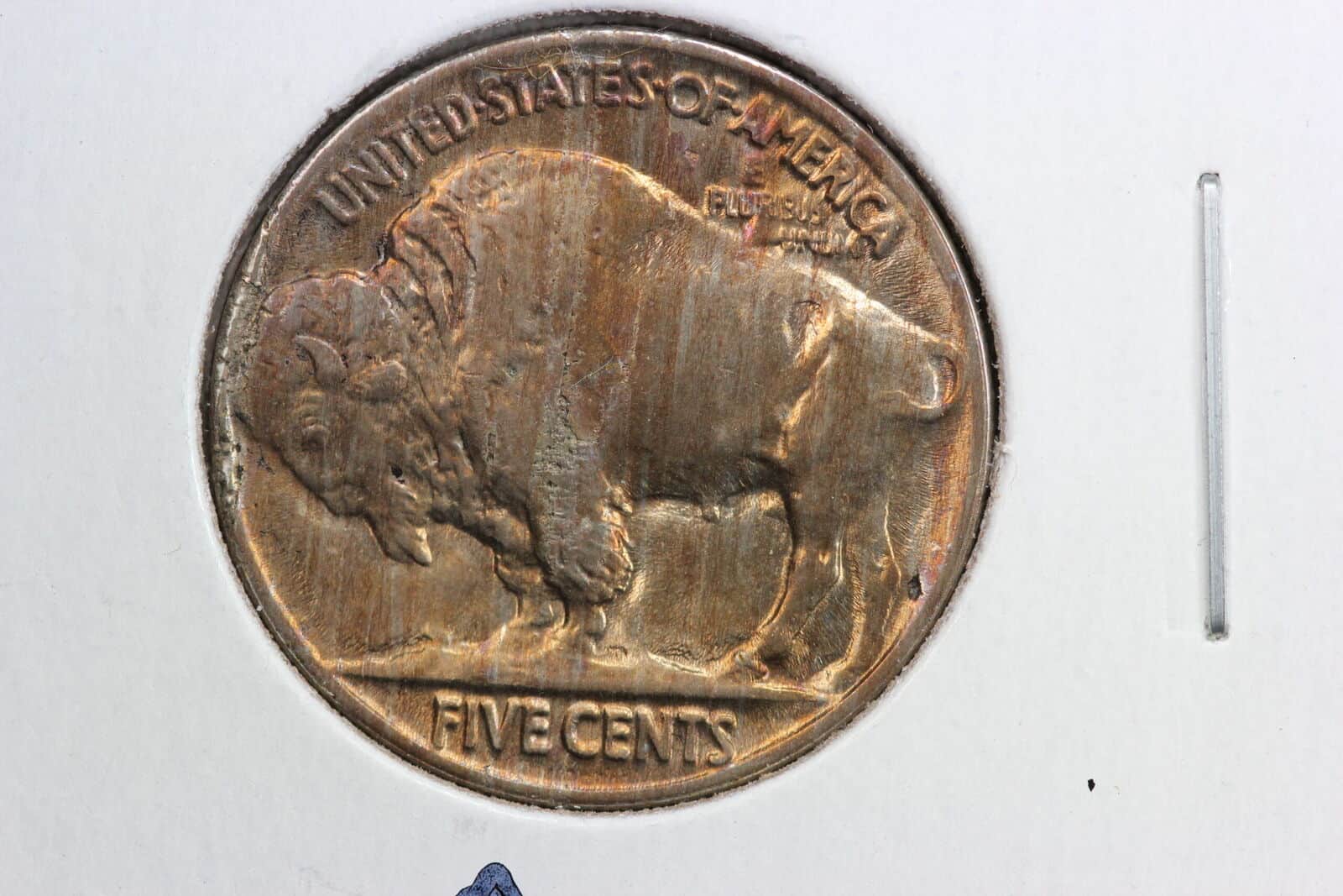 1936 Buffalo Nickel Lamination Error