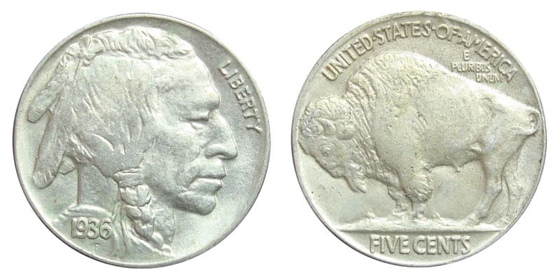 1936 Buffalo Nickel Value Details