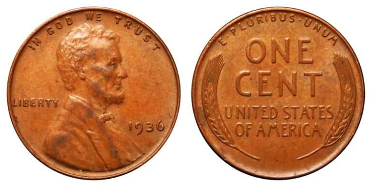 1936 wheat penny value