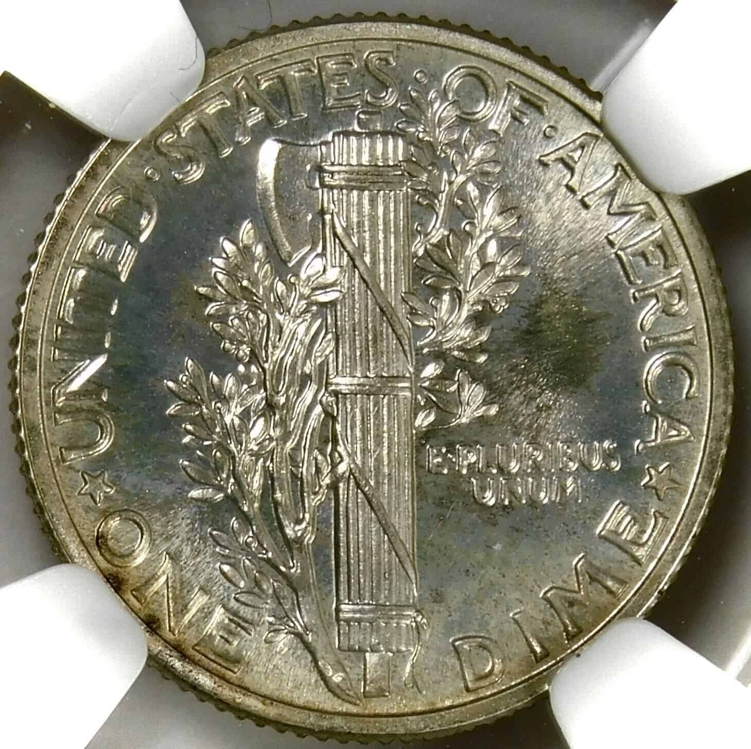 1939 Dime Value for No Mint Mark (P)