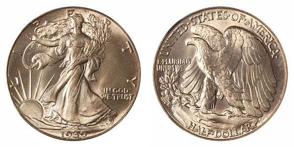 1939 No Mint Mark Half Dollar Value