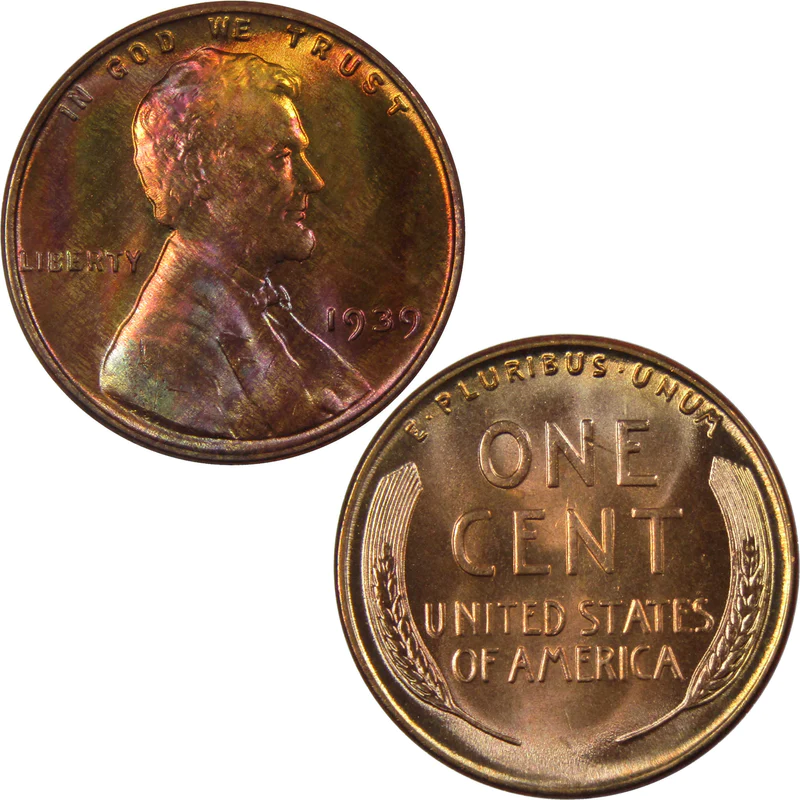 1939 Penny Details
