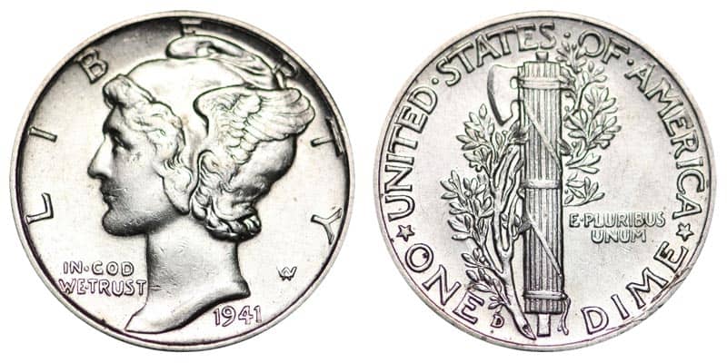 1941 “D” Mint Mark Mercury Dime Value