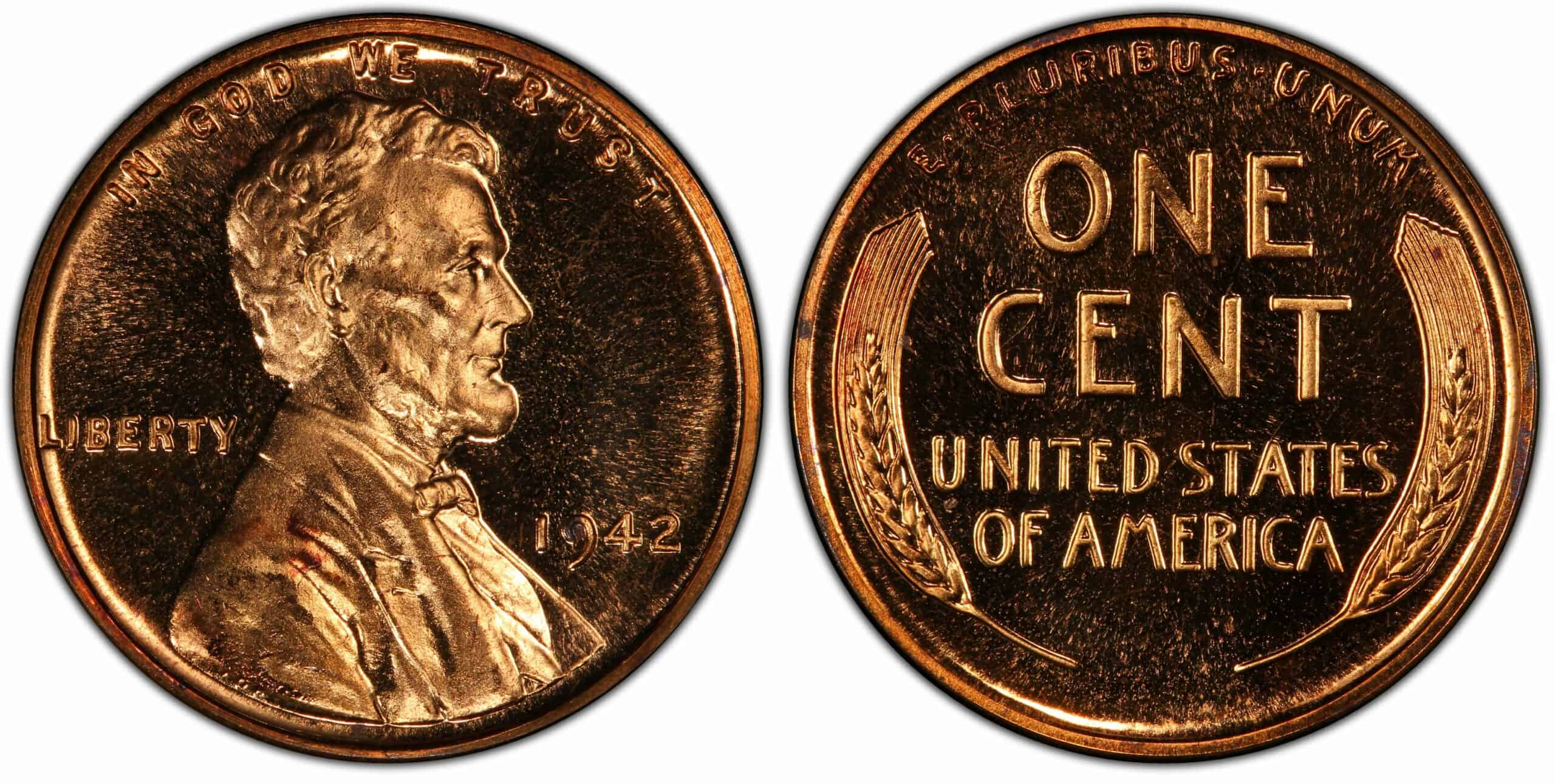 1942 Proof Wheat Penny Value