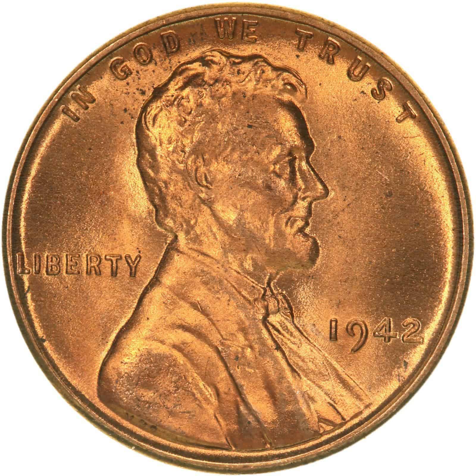 1942 wheat penny value