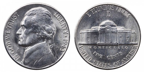 1943 D Nickel