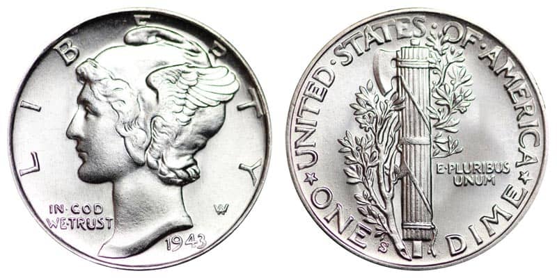 1943 S Mercury Dime Value