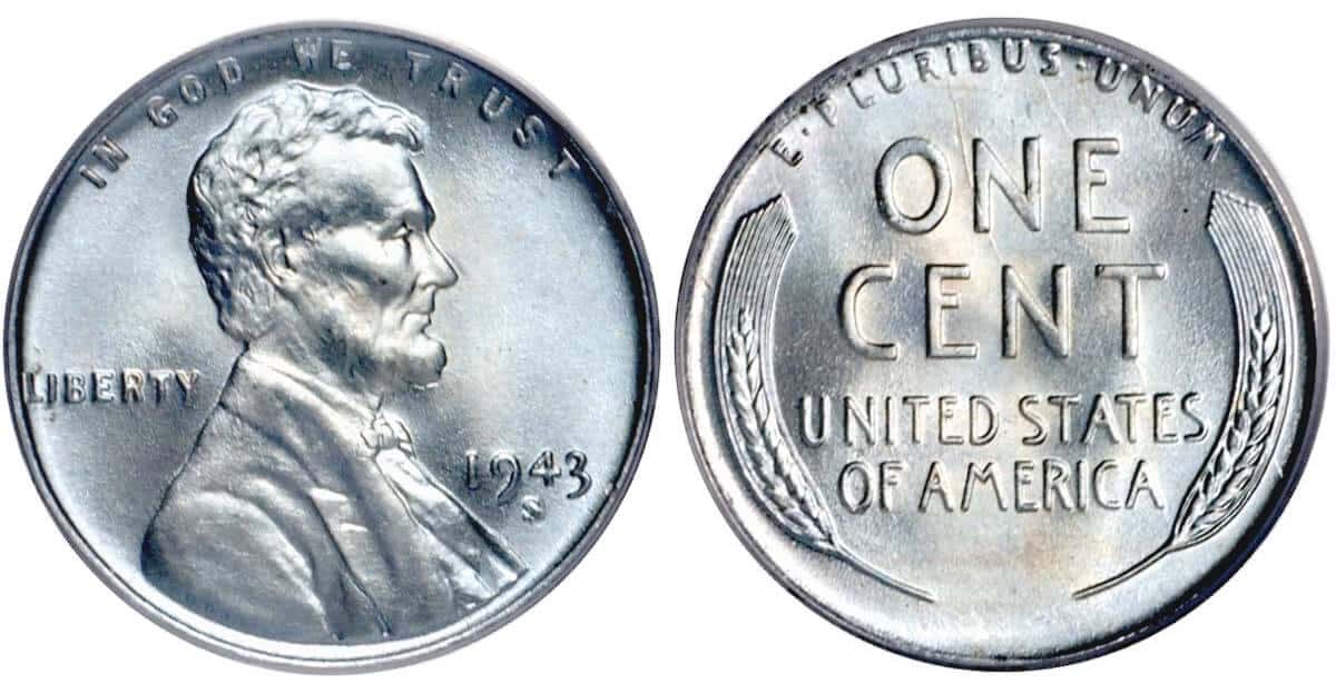 1943 “S” Mint Mark Steel Penny