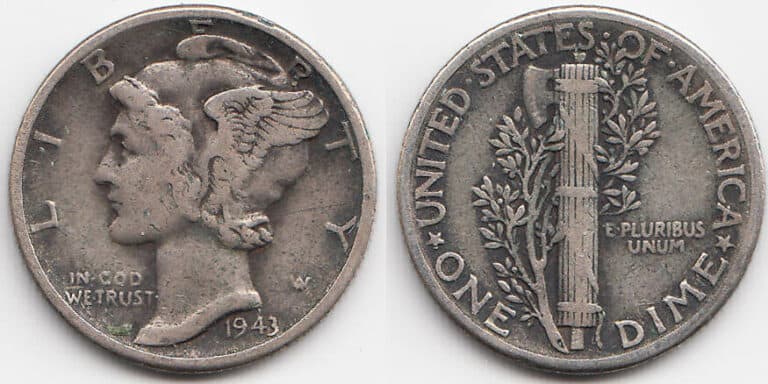 1943 mercury dime value