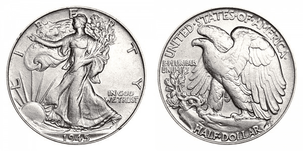 1945 No Mint Mark Half Dollar Value