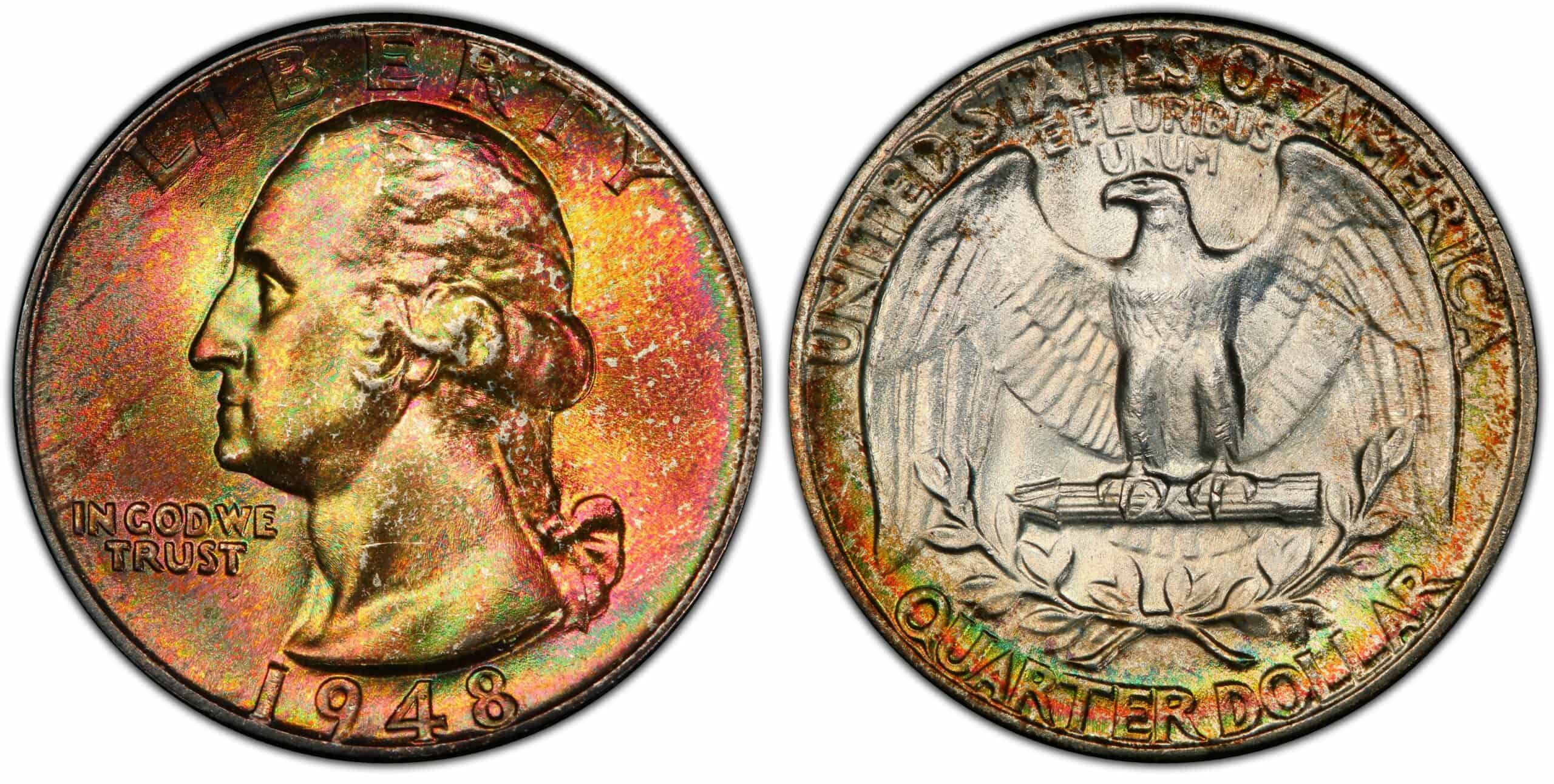 1948 (P) Washington Quarter Value