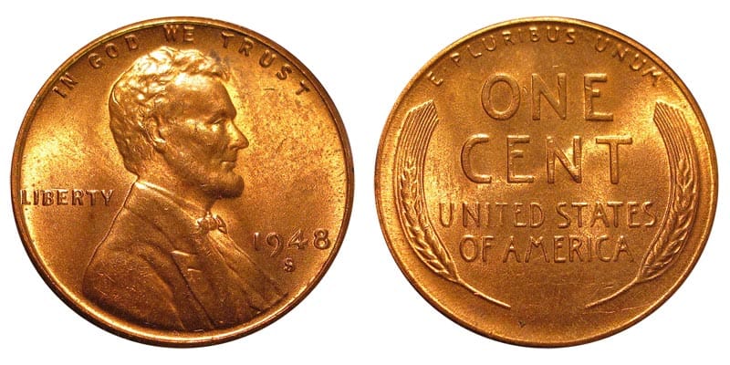 1948 “S” Wheat Penny Value