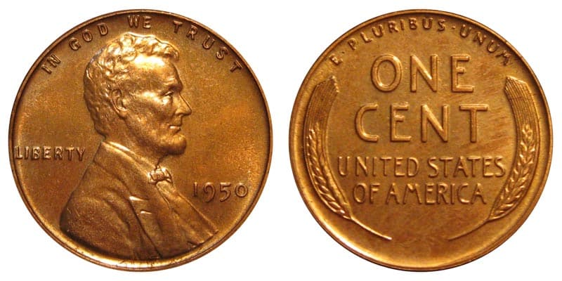 1950 Wheat Penny Details
