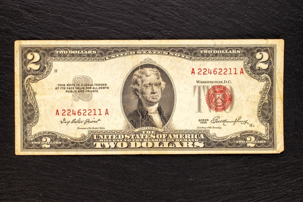 1953 $2 Dollar Bill Value