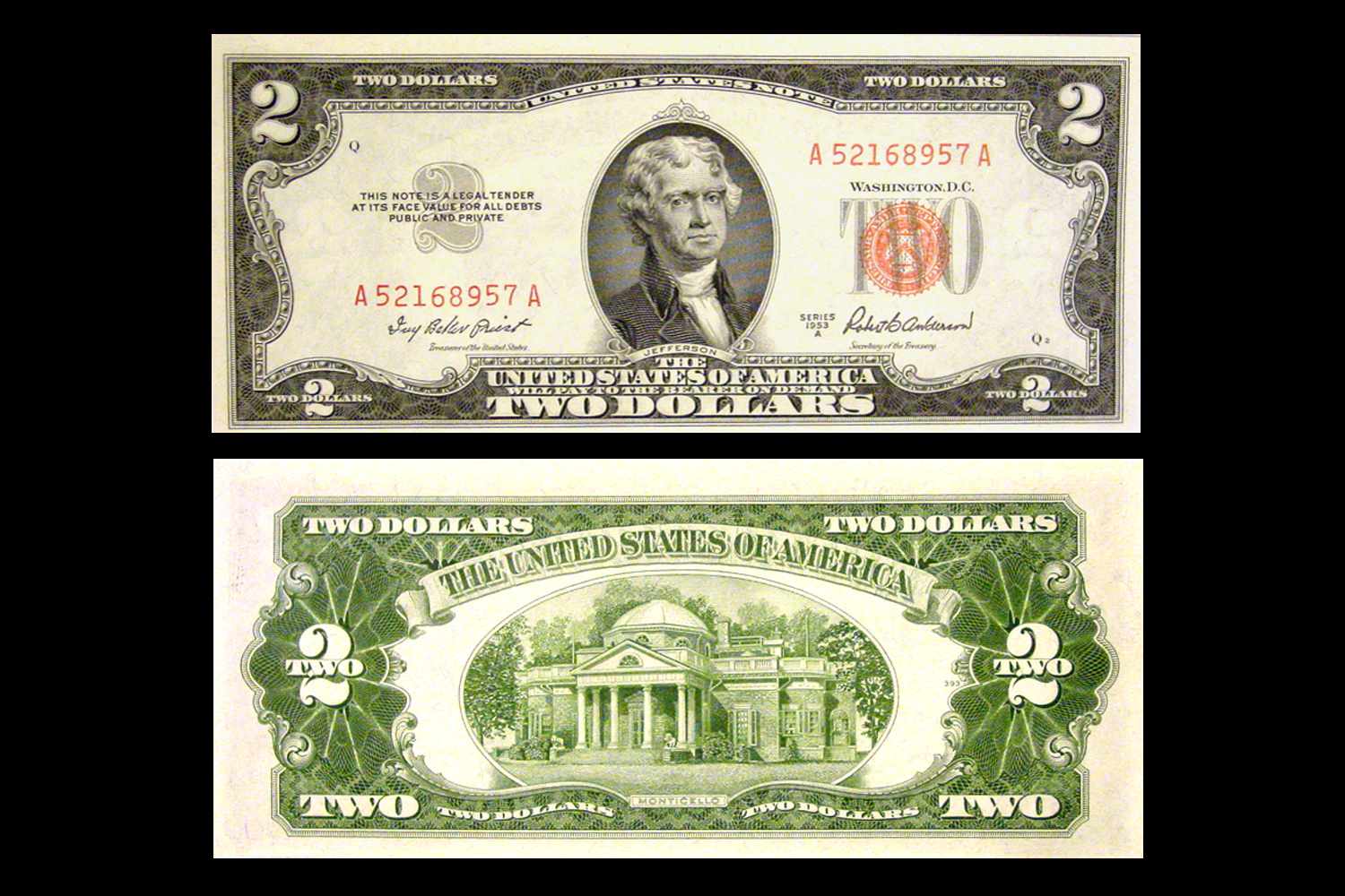 1953-A $2 Bill Values