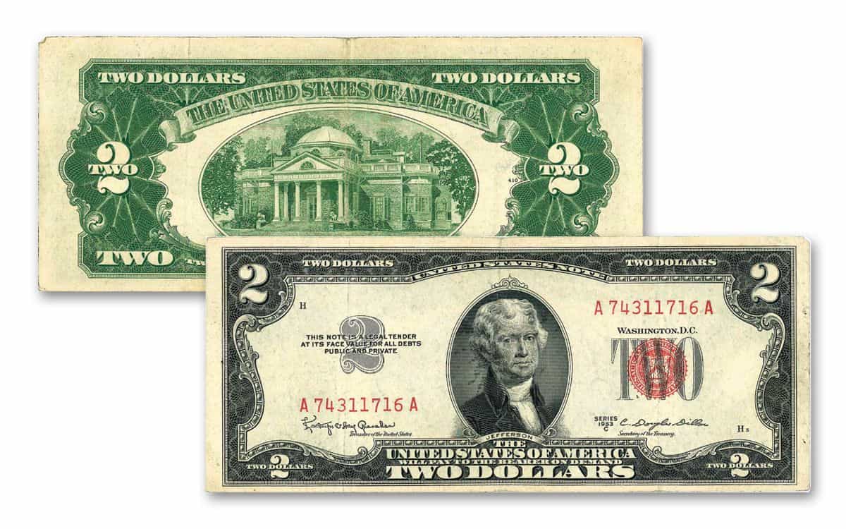 1953-C $2 Bill Value