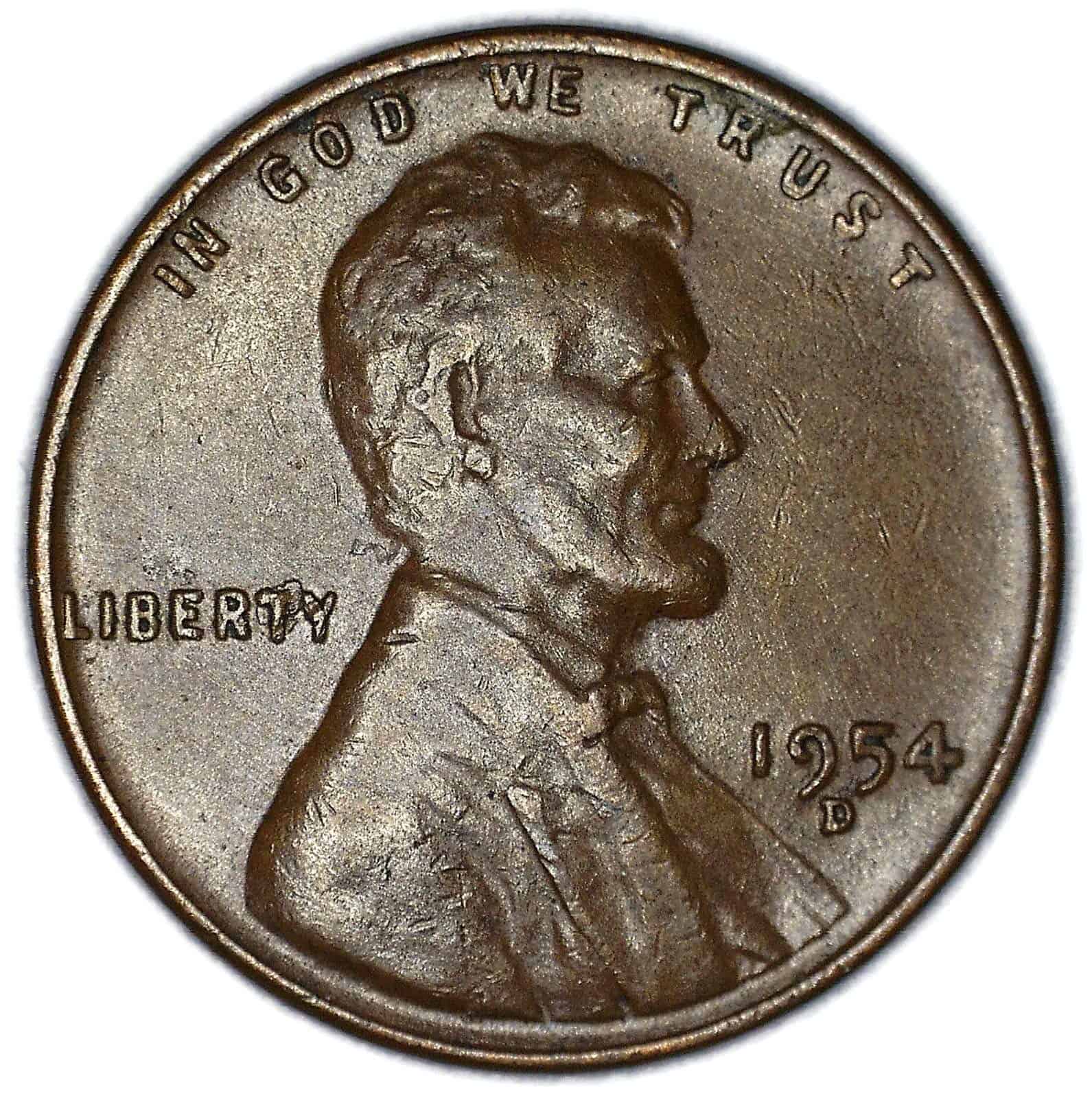 1954 D Mint Mark Wheat Penny